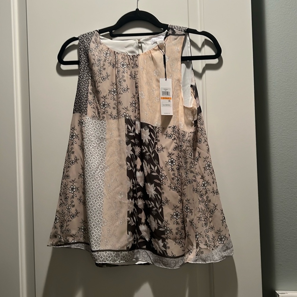 NWT Calvin Klein sleeveless top